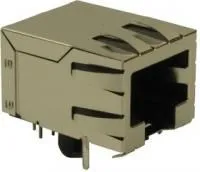 44050-0002, Модульный разъем, RJ45 Jack, 1 x 1 Port, 8P8C, Cat5, Cat5e, Монтаж в Сквозное Отверстие