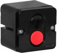 Пост кнопочный ПКЕ-722/2 Пуск-Стоп 1 черн. 1 красн. Электродеталь ПКЕ-722/2.1Ч.1К