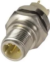 21033811431, SENSOR CONNECTOR, 4POS, PLUG, M12, PANEL