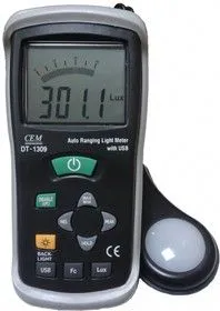 DT-1309 Измеритель уровня освещения, Люксметр
