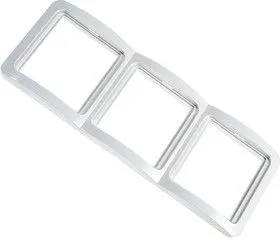 SV-54149-W, Рамка 3-х местная вертикальная, белая