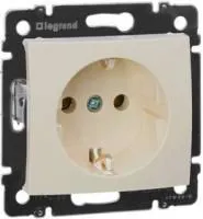 Механизм розетки 1-м СП Valena с заземл. сл. кость Leg 774320