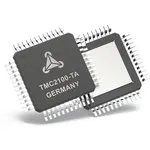 TMC2100-TA-T, Motor / Motion / Ignition Controllers & Drivers Stepper Motor Driver IC, Step/Dir, 5-46V Supply, 1.4A, eTQFP48