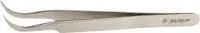 22211-3-110, Пинцет из нержавеющей стали, антимагнитный, изогнутый, заостренные губки, 110мм