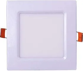 Светильник светодиодный ультратонкий встраив. PPL-S 6Вт 4000К IP40 WH 120мм квадрат Jazzway 5008229A