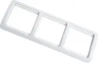 SV-54148-W, Рамка 3-х местная горизонтальная, белая