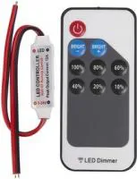 143-105-2, LED мини диммер радио (RF) с пультом Д/У 72 W/144 W, 9 кнопок