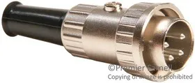 09CL4MX, CONNECTOR, DIN, PLUG, 4 POSITION