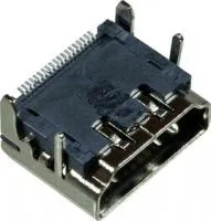 HDMI 19F, розетка на плату SMT