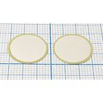 Ультразвуковой диск диаметром 15мм и толщиной 0.1мм, 135кГц; пэу 15,0x 0,10диск135\PZT пэу_15x_0,1KEPO