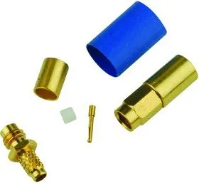 051-424-3188220, RF/COAXIAL, SSMB PLUG, STRAIGHT, 50 OHM, CRIMP