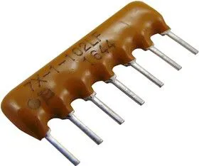 4607X-101-104LF, Фиксированный резистор цепи, 100 кОм, 4600X Series, 6 элемент(-ов), Общая Шина, SIP, 7 вывод(-ов)