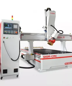 Фрезерный станок с ЧПУ оснащенный вращающимся шпинделем, A8-1325-L12