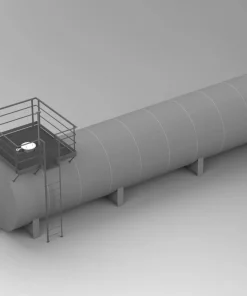 Горизонтальный резервуар (РГС), 100 м3