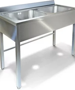 Ванна моечная цельнотянутая с фартуком, ВМ-22/456