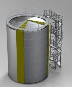 Бак-аккумулятор (БАГВ), 500 м3