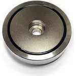 Магнитное крепление с отверстием В60, сцепление 95 кг - 1 шт PMYP-B-60