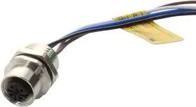 120031-0004, Датчик Кабеля, BRAD Nano-Change, M8 Straight Plug to Free End, 300 мм, 11.8 , 120031 Series