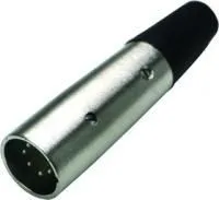 A6M, CONNECTOR, XLR, PLUG, 6 POSITION