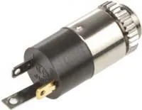 KLB 13, Телефонный аудио разъем, 3 контакт(-ов), Гнездо, 2.5 мм, Монтаж на Шасси