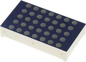 TBC12-11EGWA 30мм светодиодная матрица 5х7 красная/зеленая ОК