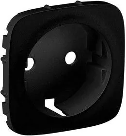 Панель лицевая Valena Allure для розетки 2К+З антрацит Leg 755208