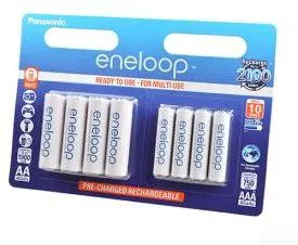 Panasonic eneloop BK-KJMCCE44E комплект: 4 шт 750мАч AAA + 4 шт 1900мАч AA, Аккумулятор