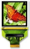 DD-160128FC-1A, Графический OLED дисплей, 160 x 128, RGB, 2.8В, Параллельный, Последовательный, 35.8мм x 30.8мм