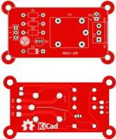 Печатная плата RDC1-1RT, Печатная плата с разводкой, FR4 57.658х32.258мм (1.5мм, 18мкм)