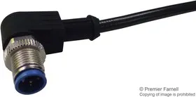 1-2273088-1, Датчик Кабеля, AMP, 90 M12 Plug to Free End, 1.5 м, 4.92 фут, M8/M12 Connector System