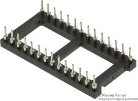 4-1571552-9, DIP SOCKET, 28POS, THROUGH HOLE