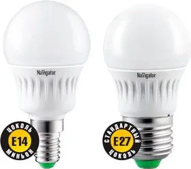 NLL-G45-7-230-4K-E14 (94 468), Лампа светодиодная шар 7Вт,220В (дневной)