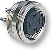 09 0332 00 12, Круглый разъем, Серия 680, Гнездо с Монтажом в Панель, 12 контакт(-ов), Гнездо под Пайку