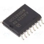 UCC2810DW, IC: PMIC; PWM-контроллер; 1А; 1МГц; Ch: 2; SO16-W; push-pull; 0?49%