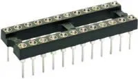 111-43-628-41-001000, DIP SOCKET, 28 POSITION, THROUGH HOLE
