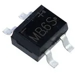 MB6S, диодный мост SMD 0.5А 600В MBS