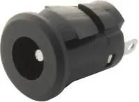 1610 05, Разъем Питания DC, Гнездо, 2 А, 2.35 мм, Монтаж на Шасси, Пайка