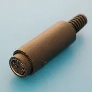 Mini-DIN розетка 6 контактов на кабель