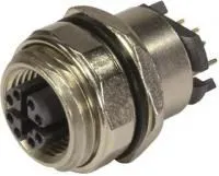 21033812804, SENSOR CONNECTOR, M12, RCPT, 8POS, PCB