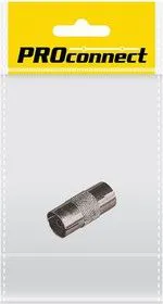 05-2301-4-7, Переходник антенный, (гнездо TV - гнездо TV), (1шт.) (пакет)