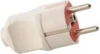 Вилка электрич. с заземл. UPS бел. Lezard 715-0501-605