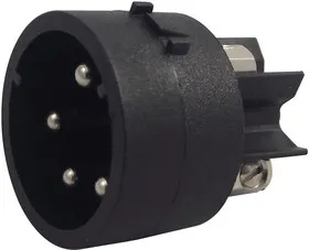 SA3241, Вставка круглого разъема, Серия Mini Buccaneer, 4 контакт(-ов), Штырь, Винт