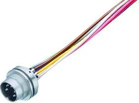 09-0111-702-04, Круглый разъем, 423/723/425 Series, Штекер в Панель, 4 контакт(-ов), Обжимной Контакт, С Резьбой