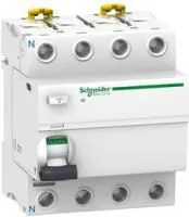 Выключатель дифференциального тока (УЗО) 4п 40А 300мА тип AC iID Acti9 SchE A9R44440