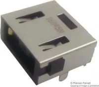 1-2129458-2, Разъем Питания DC, Гнездо, 10.7 А, Монтаж в Сквозное Отверстие, Сквозное Отверстие