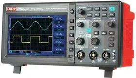 UTD2052CL, Осциллограф цифровой, 2 канала х 50МГц, USB, ЖК дисплей