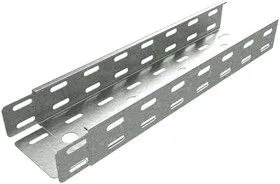 Лоток листовой перфорированный 400х80 L3000 сталь 1мм LP80х400х1.0 БЫСТРЫЙ МОНТАЖ КМ LO3220