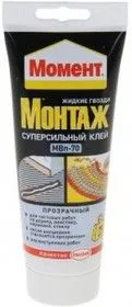 Момент Монтаж Суперсильный Прозрачный МВп-70, 185 г