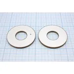 Ультразвуковое кольцо излучатель из пьезокерамики 50xd20x3.5мм, материал PZT8; пэу 50xd20x3,5кольцо кГц\PZT8\VOISE