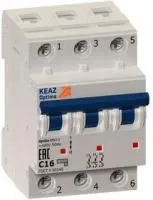 Выключатель автоматический OptiDin BM63-3C50-10-УХЛ3 КЭАЗ 249164